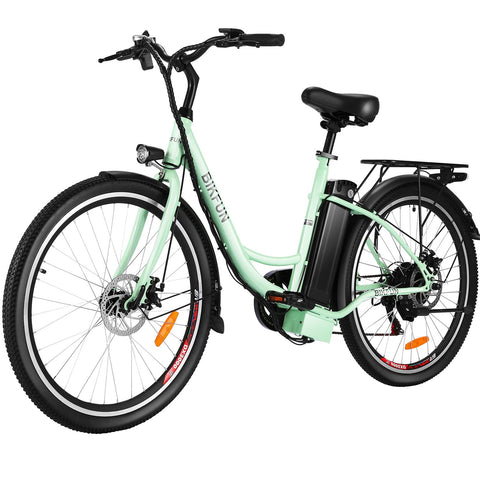 BIKFUN 26 inch Electric Bike for Adult, 15Ah 540Wh Battery up to 30-50 Miles Range