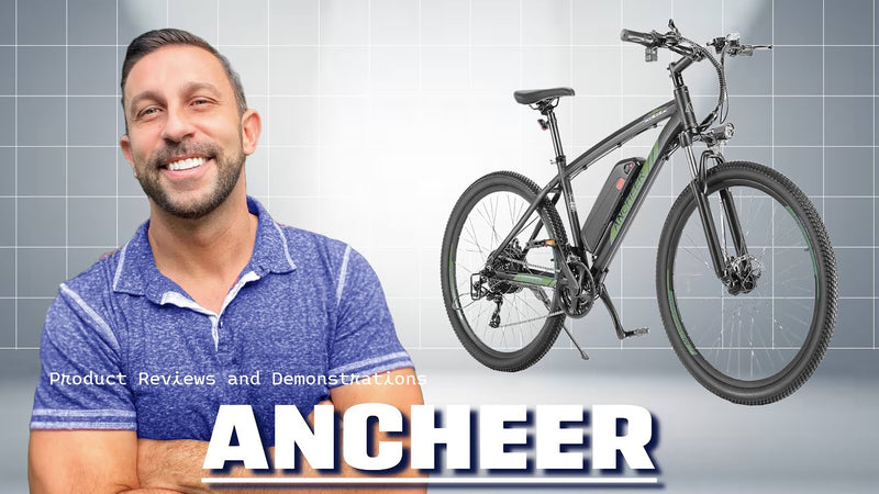 ANCHEER Electric Bike for Adults, Peak 750W Ebike, 3 Hours Fast Charge