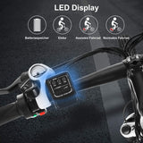 Ancheer 26'' Electric Mountain Bike For Adult, 36v 10.4ah Removable Lithium-Ion