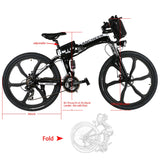 Ancheer 26 Zoll faltbar Electric Power Mountainbike