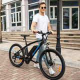 Ancheer 27,5-Zoll-rad 36v 250w Blue Spark Elektro-mountainbike Mit Abnehmbarer 36v 10ah Batterie