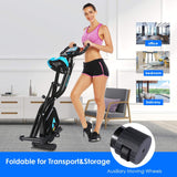 ANCHEER APP Control Falt-Heimtrainer mit 10-stufigem einstellbarem Magnetwiderstand
