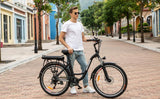 Ancheer 26-zoll-rad 250w Pendel-elektrokreuzer-fahrrad Mit Abnehmbarer 12,5-ah-batterie