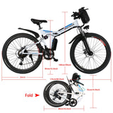 Ancheer 26 Zoll 36V faltbar Mountainbike Elektrofahrrad