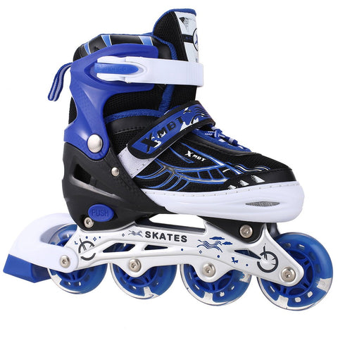 New Unisex PU Wheel PP Material Indoor Outdoor Roller Children Tracer Adjustable Inline Skate