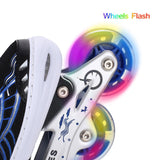 New Unisex PU Wheel PP Material Indoor Outdoor Roller Children Tracer Adjustable Inline Skate