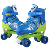 New Unisex PP and PVC Wheel Indoor Outdoor Roller Children Tracer Adjustable Double Row Skate