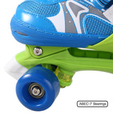New Unisex PP and PVC Wheel Indoor Outdoor Roller Children Tracer Adjustable Double Row Skate