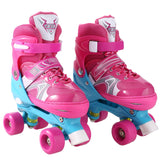 New Unisex PP and PVC Wheel Indoor Outdoor Roller Children Tracer Adjustable Double Row Skate