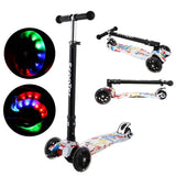 R3 Graffiti Pattern Kids Kick Scooter