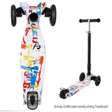 R3 Graffiti Pattern Kids Kick Scooter